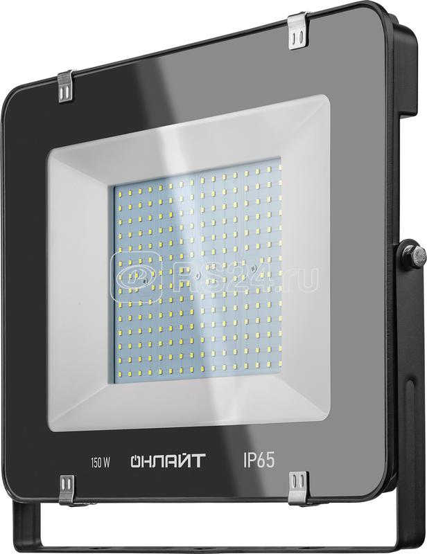 Прожектор светодиодный 14 344 OFL-150-6.5K-BL-IP65-LED 150Вт 6500К IP65 12000лм черн. ОНЛАЙТ 14344