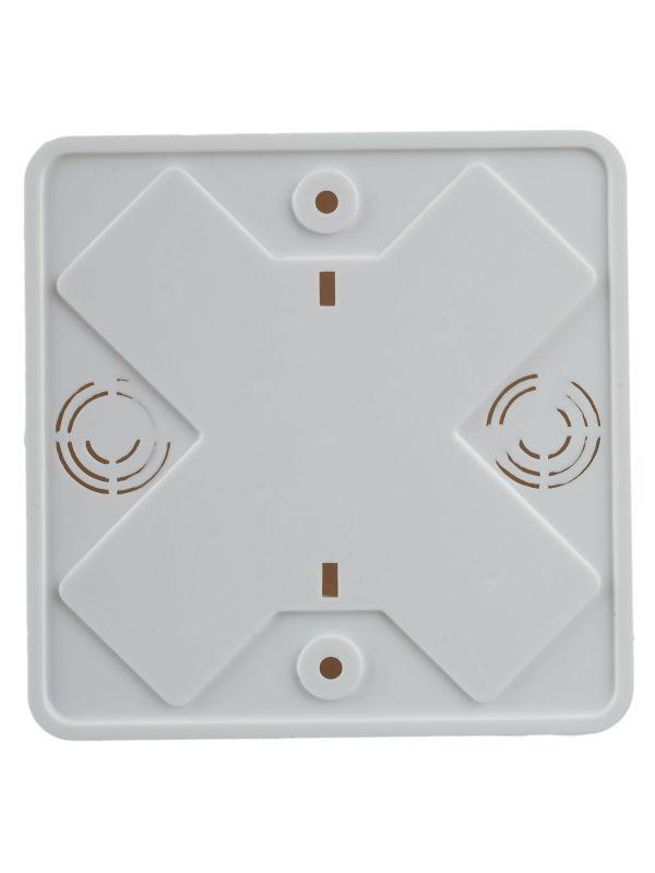 Коробка распаячная ОП КМ 100х100х29 бел. IEK UKO10-100-100-029-K01-E