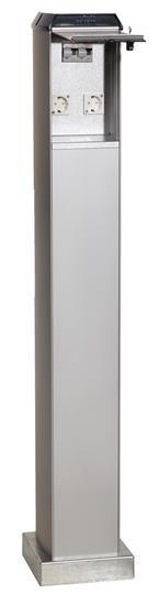 Стойка электропитания CWL10 в сборе 2хSchuko до 35 DIN модулей ABB 2CMA177751R1000