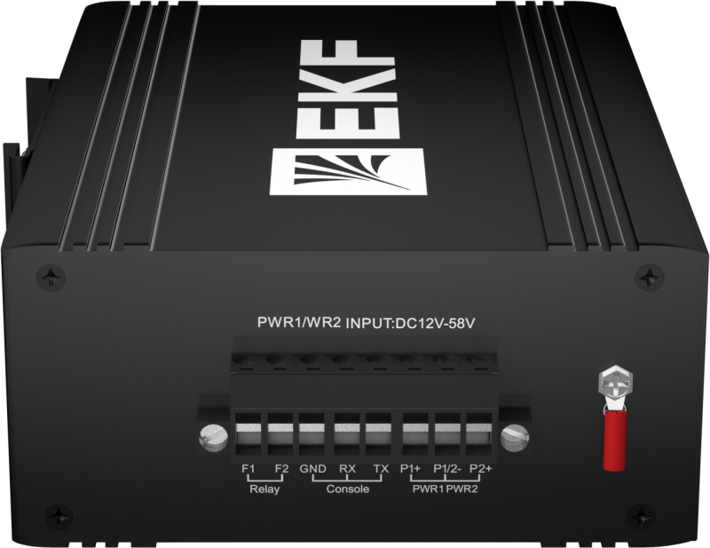 Коммутатор управляемый промышленный уровня L2 TSX-ML2-2GH/SFP-8GT 2 порта 2.5G Base-X SFP 8 портов 10/100/1000Base-T(X) RJ45 монтаж на DIN-рейку TSX EKF TSX-ML2-2GH/SFP-8GT