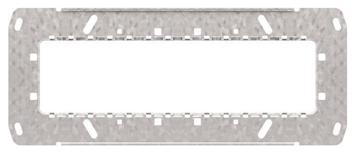 Суппорт 7мод. Zenit для рамок итальянск. стандарт без монтажн. лапок сталь ABB 2CLA277790N1001