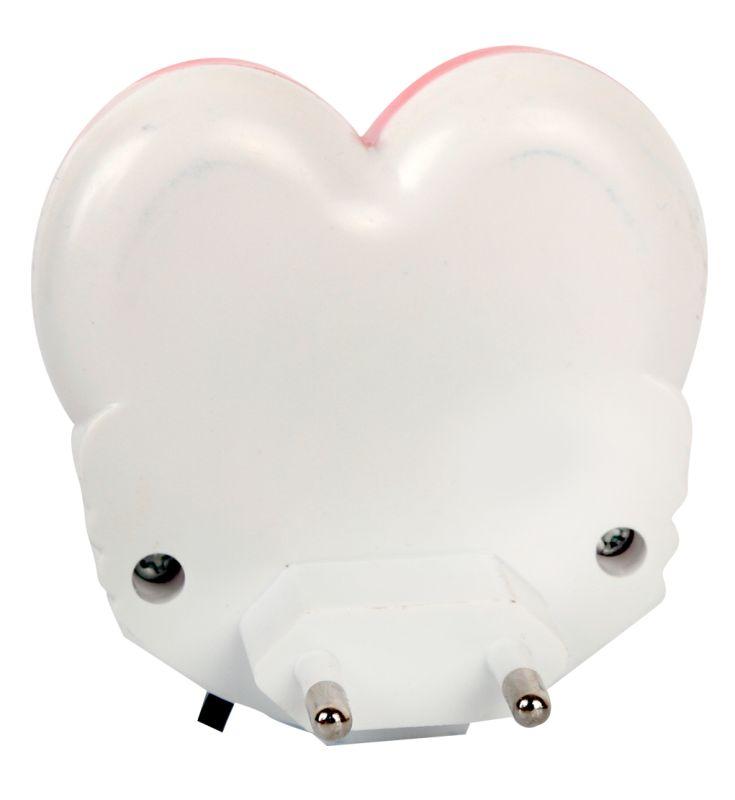 Светильник светодиодный NL-246 "Сердце" 220В ночник с выкл. красный Camelion 14266