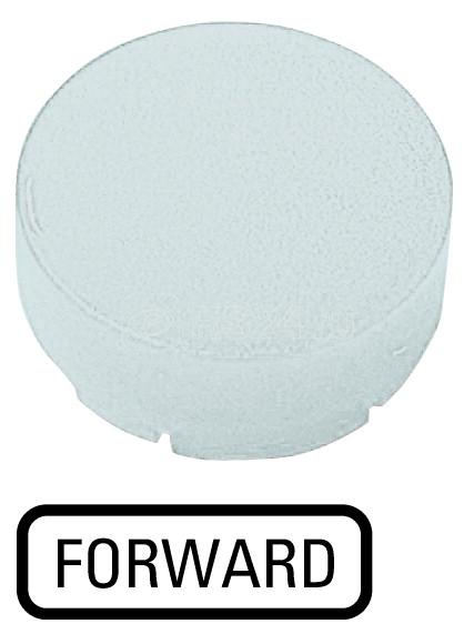 Линза для кнопок M22-XDLH-W-GB15 с подсветкой выступающая "FORWARD" бел. EATON 218380