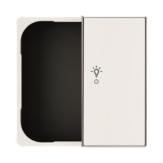 Клавиша двойная правая SRL-2-R-85BL free@home SKY освещение бел. ABB 2CLA852648A1101