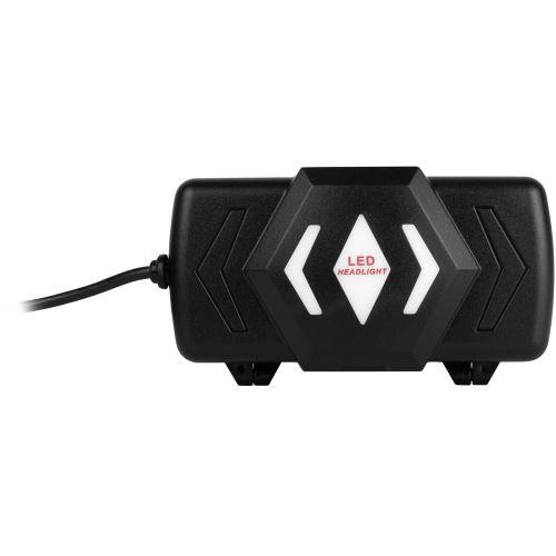 Фонарь аккумуляторный налобный GA-806 CREE 5Вт регулир. фокус литиевый аккум. 2.5А.ч алюм. USB пластик. (кор.) Эра Б0039626