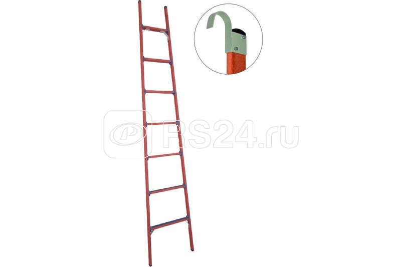 Лестница приставная диэлектрическая ЛСПД-2.0 ТК стеклопластик. Антиток Д471537