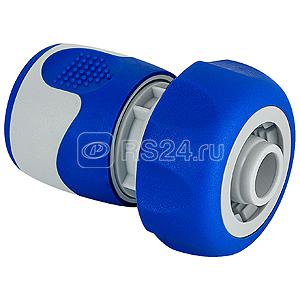 Соединитель-коннектор для шланга 19мм (3/4) пластик TPR (20/200) Green Apple Б0003118