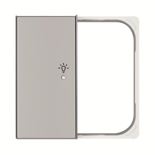 Клавиша двойная левая SRL-2-L-85PL free@home SKY освещение серебр. ABB 2CLA852642A1301