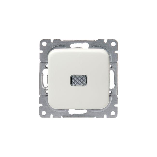 Кнопка 1-кл. с нормально-открытым контактом 10А/250В Jussi бел. ABB 2TKA000239G1