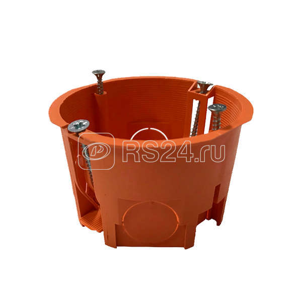 Коробка установочная СП 68х45 IP-20 для полых стен негорюч.оранж. ГУСИ С3Е3 Нг Евро