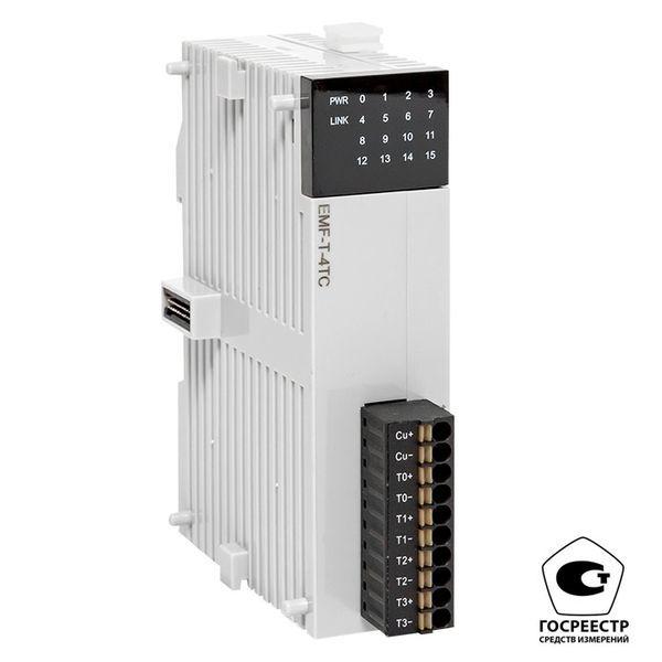 Модуль ввода термопар EMF 4 PRO-Logic (с поверкой) EKF EMF-T-4TC-V