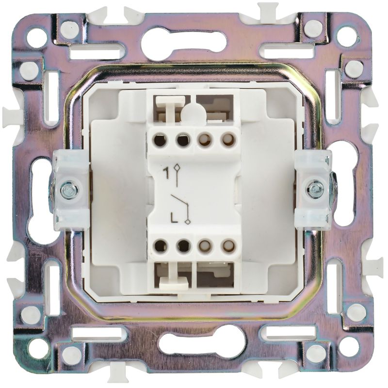 Выключатель 1-кл. SKANDY 10А SK-V01Bl черн. IEK SK-V10-0-10-K02
