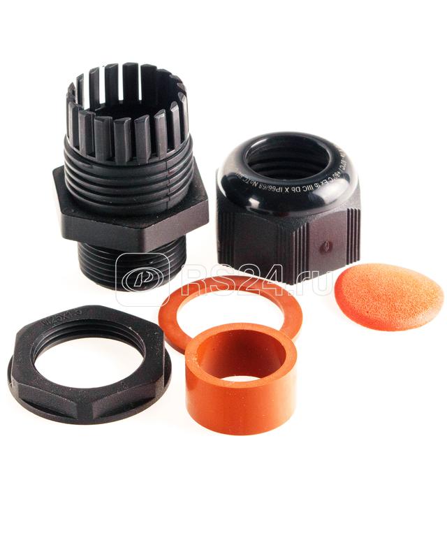 Ввод кабельный взрывозащ. М25х1.5 с уплотнением для нагреват. кабеля 12х6 с уплотнит. кольцом и контргайкой полиамид Extherm BM-X6S-L