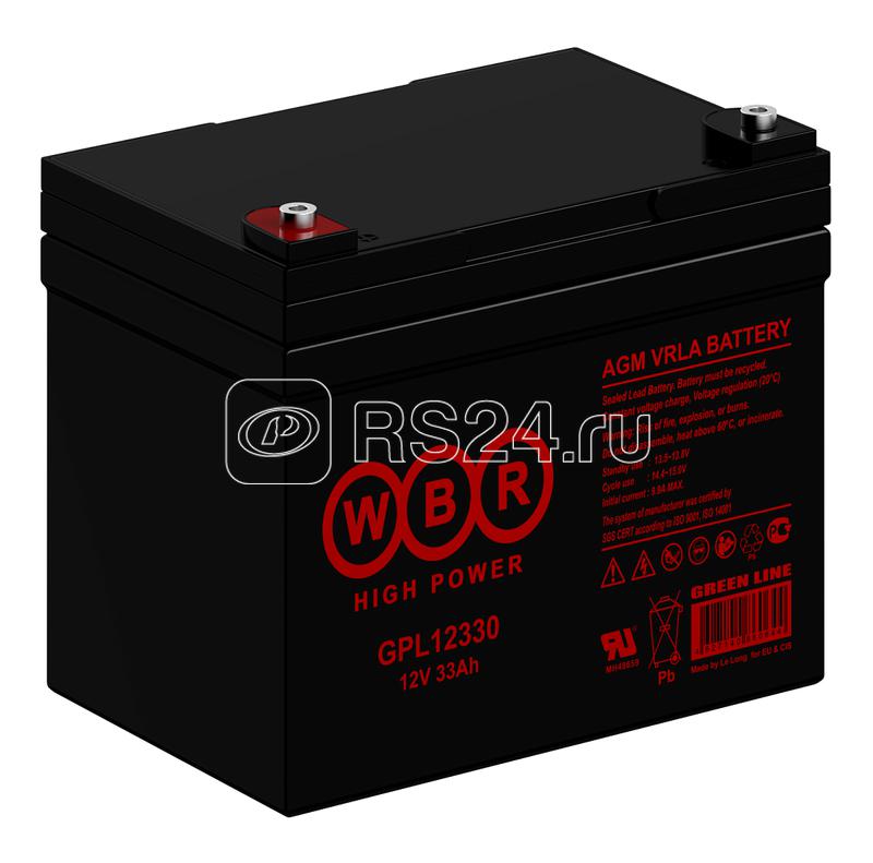 Аккумулятор 12В 34А.ч WBR GPL12330 WBR