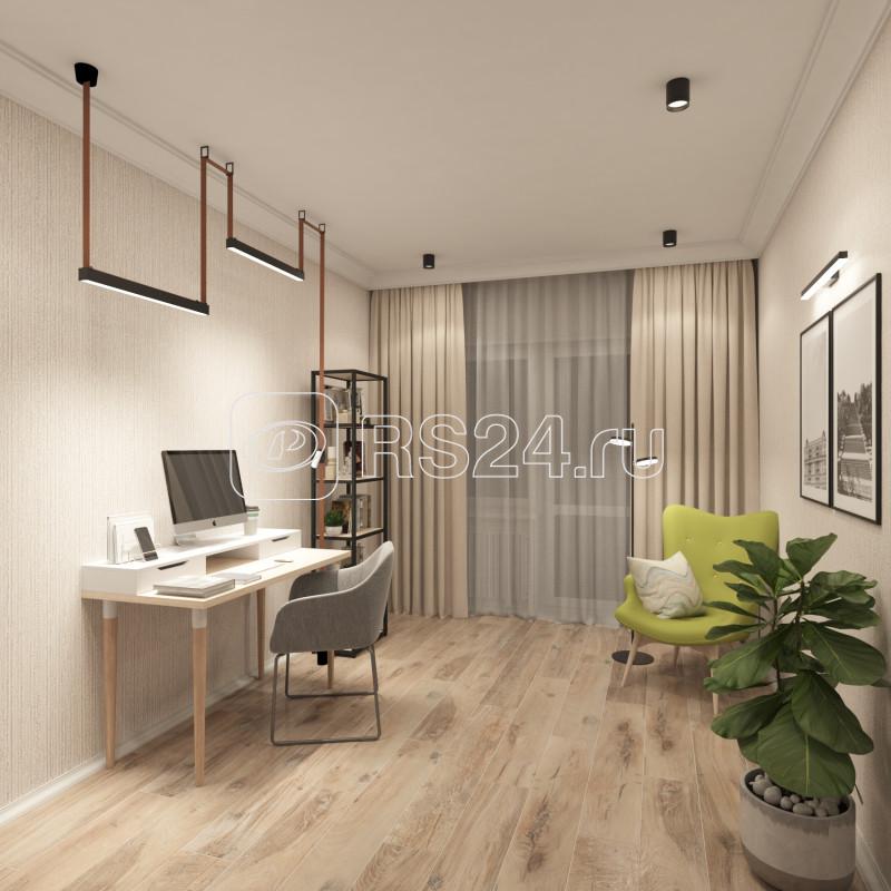 Основание накладное с возможностью подачи питания треку-ремню Belty Base 75х43мм IP20 не вмещает блок питания алюм. черн. DENKIRS 723185