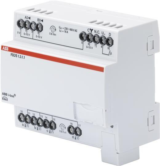 Фанкойл-контроллер FCC/S1.3.1.1 3x0-10В упр. клапанами и скоростью вентилятора ABB 2CDG110214R0011