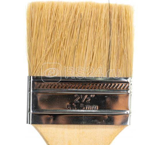 Кисть СТАНДАРТ 63мм 2.5дюйм. натур. щетина Вихрь 73/3/4/4