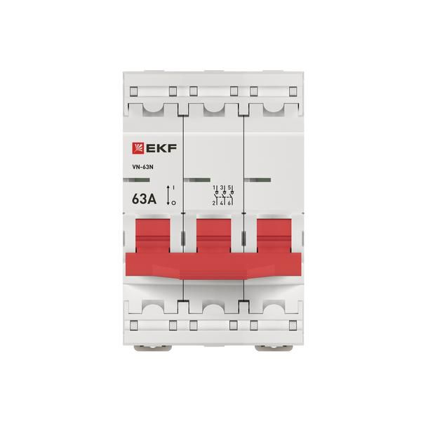 Выключатель нагрузки 3п 63А ВН-63N PROxima EKF S63363