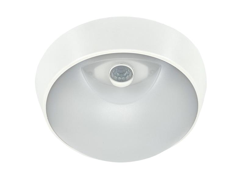 Светильник светодиодный WP 15 C 18W OP 840 D220 WH MDM 220х80мм 18Вт 4000К IP65 ЖКХ круглый пылевлагозащ. с датчиком движения бел. Русский Свет 15071524504