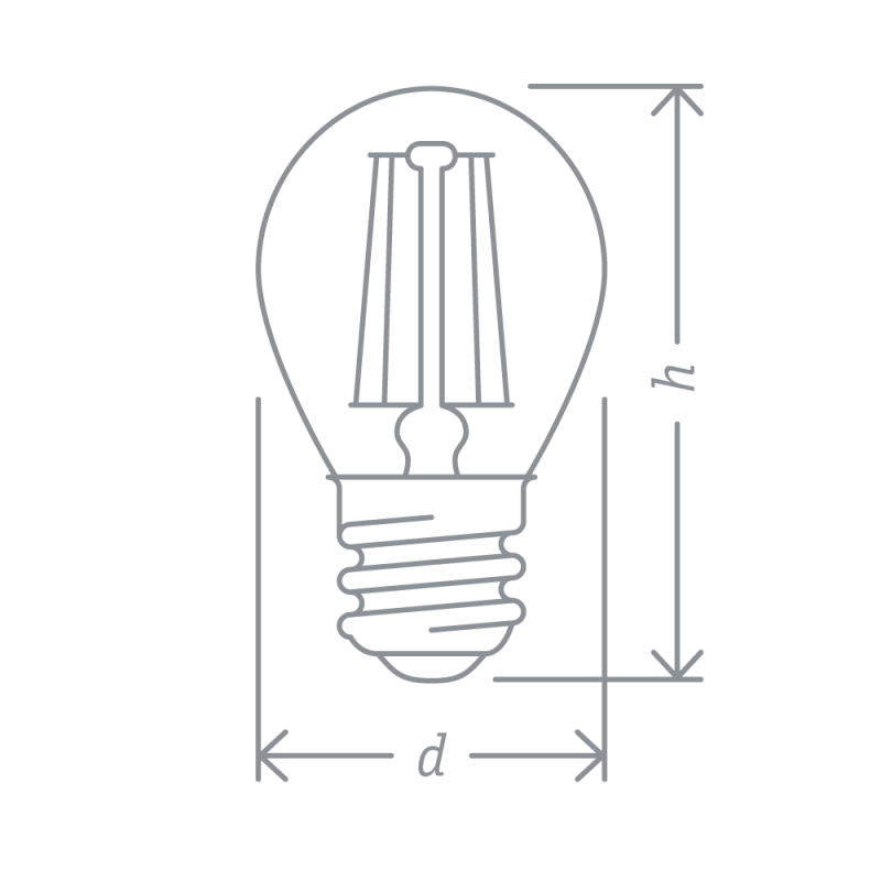 Лампа светодиодная 71 310 NLL-F-G45-4-230-2.7K-E27 4Вт шар 2700К тепл. бел. E27 350лм 220-240В Navigator 71310