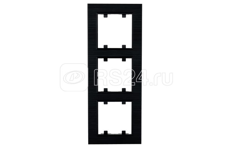 Рамка 3-м Karea LINE STAR чер. Makel 86054703