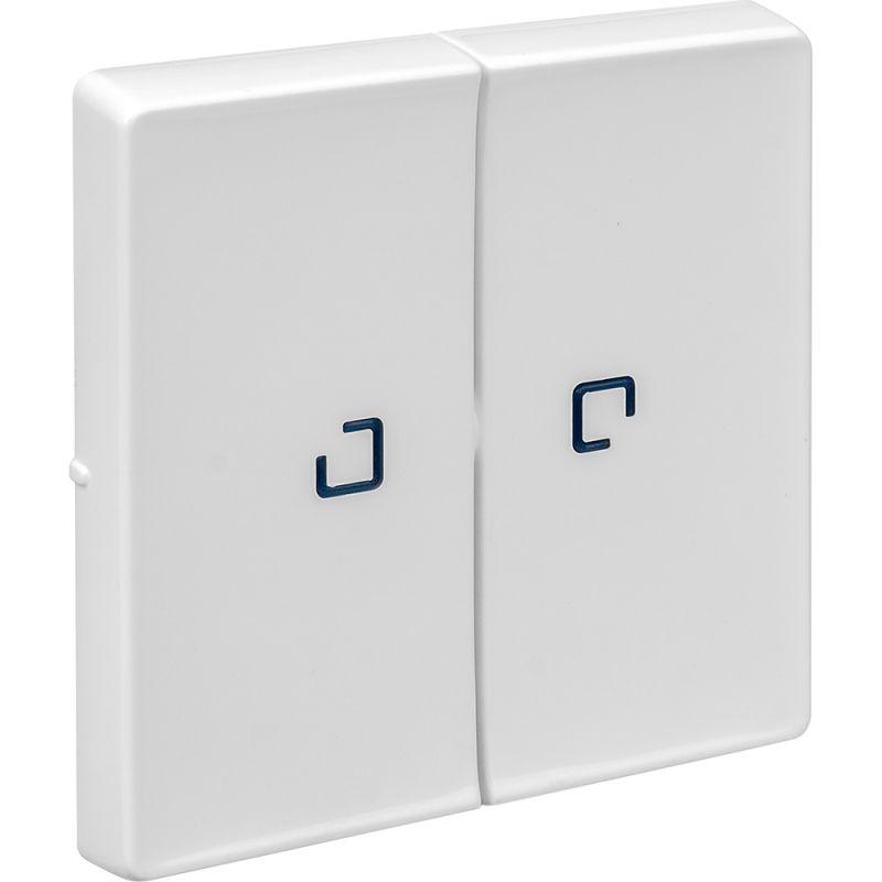 Панель лицевая Valena Life для 2-кл. выкл. с подсветкой бел. Leg 755220