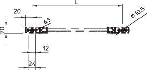 Трос-перемычка 853200 OBO 5331008