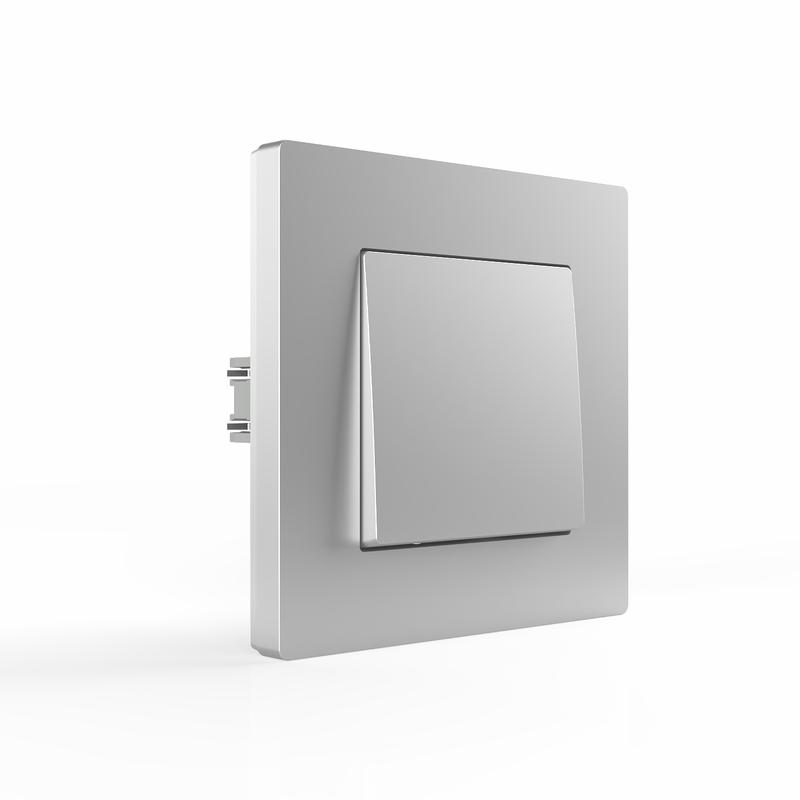 Переключатель перекрестный 1-кл. СП Pixel IP20 механизм алюм. TOKOV ELECTRIC TKE-PX-P1R-C03