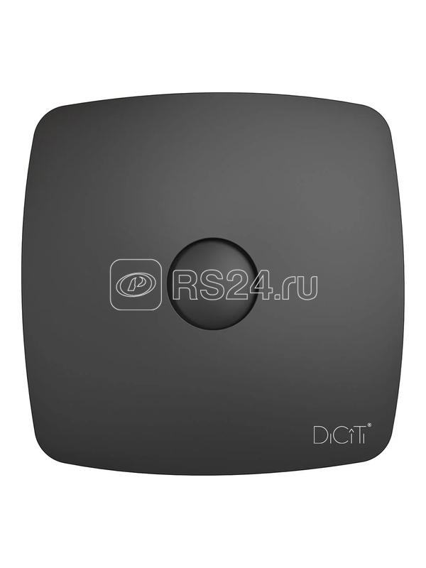 Вентилятор вытяжной осевой декоративный D125 обратн. клапан DiCiTi RIO 5C Matt black