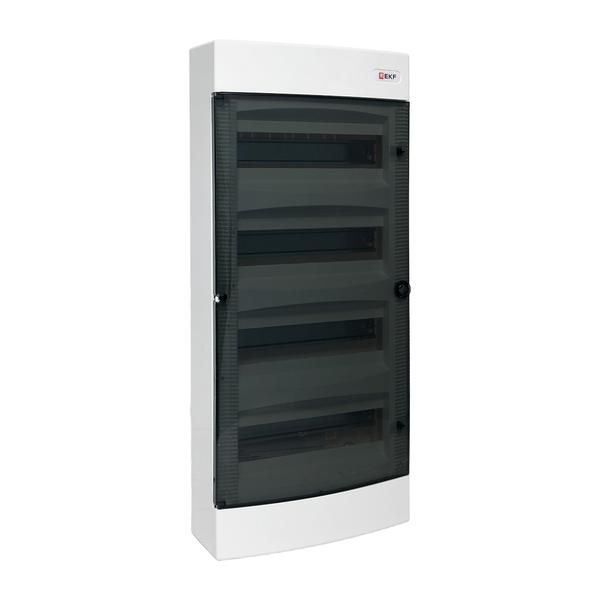 Щит распределительный навесной Unix 4х12мод. IP41 прозр. дверь PROxima EKF ux-4x12-n