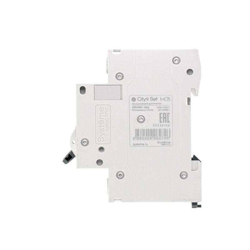 Выключатель автоматический модульный 1п B 10А 4.5кА City9 Set 230В SE C9F14110