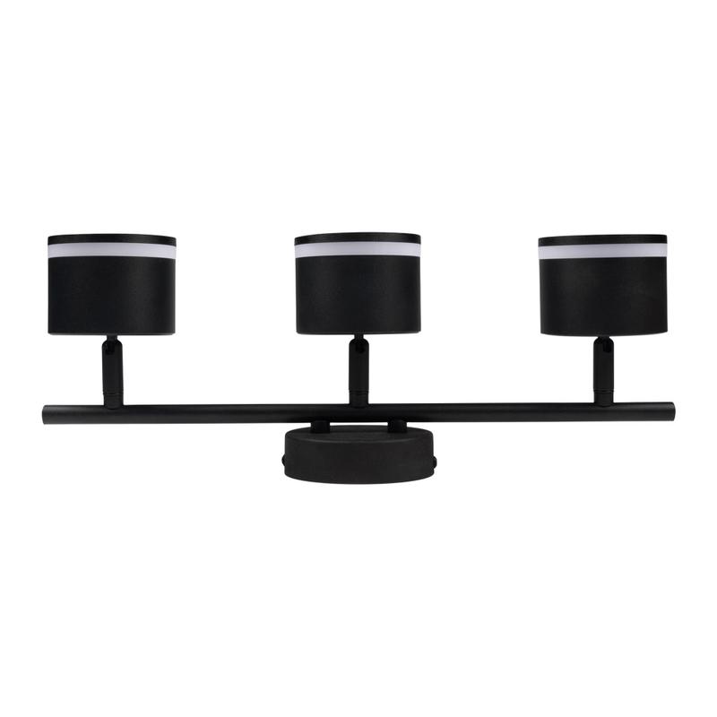 Светильник PCL-0703 max 20Вт (каждая лампа) 3xGX53 IP20 230В BL настен./потолочн. декор. под лампу JazzWay 5066847