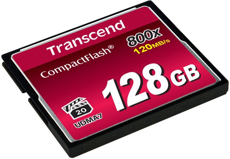 Карта памяти TS128GCF800 128GB Compact Flash 800x Transcend 1000513713