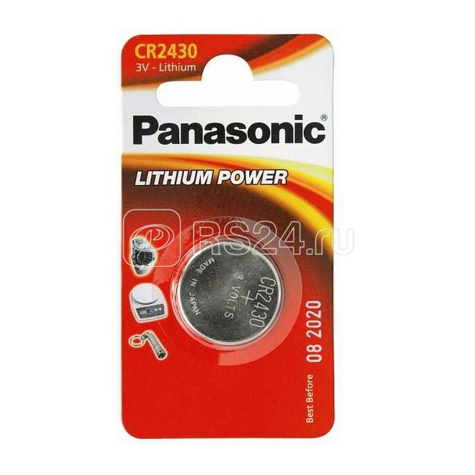 Элемент питания CR2430 BP-1 (блист.1шт) Panasonic 9321