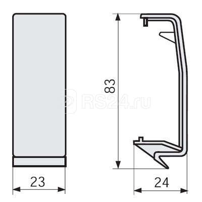 Соединение на стык для канал-плинтуса GBN A черн. DKC 03283