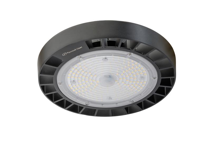 Светильник светодиодный ДСП IB 10 S 100W M 850 BK D257xH111мм 100Вт 5000К IP65 High Bay подвес черн. Русский Свет 16091023045