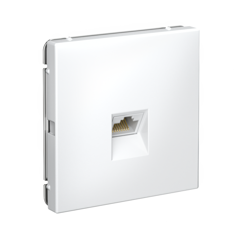 Розетка компьютерная ArtGallery RJ45 кат.6A механизм бел. SE GAL000186