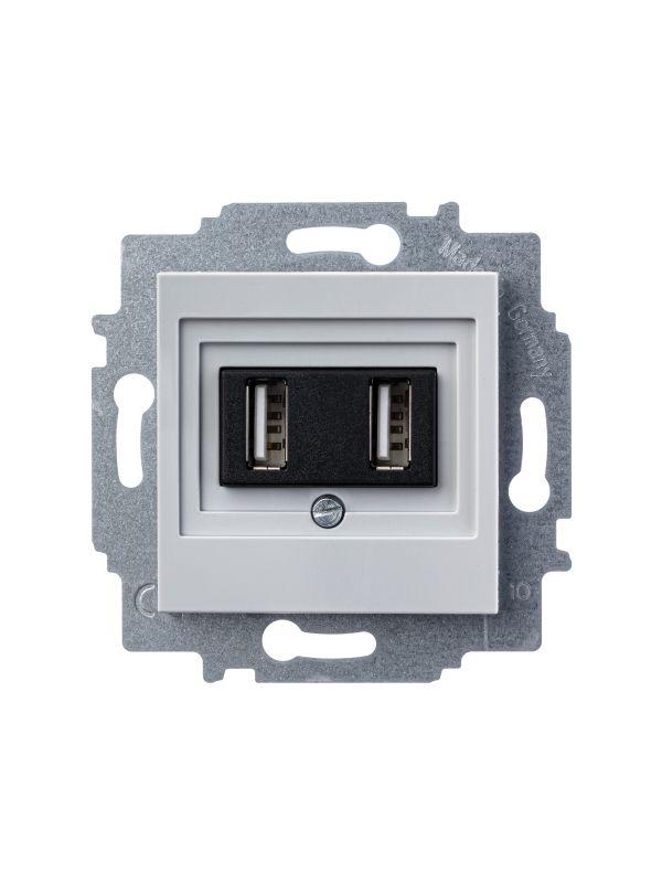 Устройство зарядное USB двойн. Levit сер. ABB 2CHH290040A6016