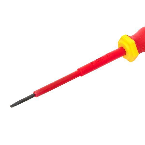 Отвертка SL2.5х80мм Master 1000В Basic EKF sl-2.5-80-mas-in