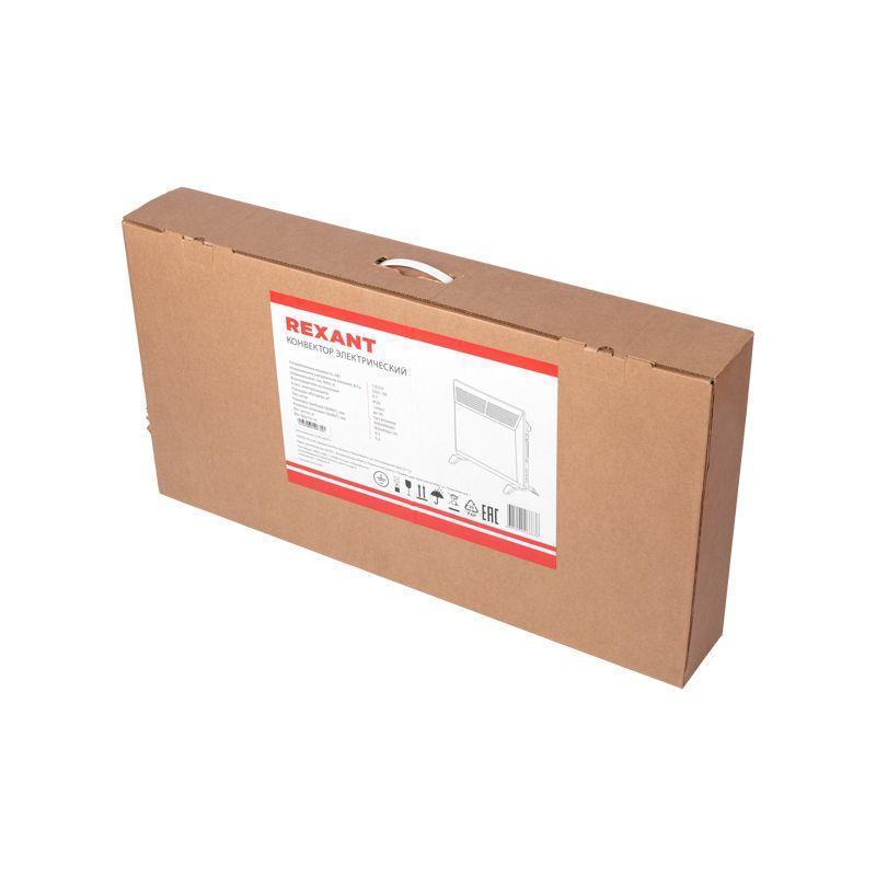 Конвектор электрический 2кВт с механическим термостатом; СТИЧ нагревательный элемент; ножки Rexant 60-0092