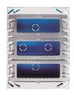 Бокс поста централизации скрыт. монтажа на 18мод. (3 ряда) ABB 2CLA109310T1001