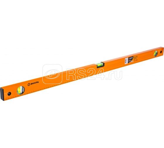 Уровень алюминиевый 1000мм фрезерованный 3 глазка Вихрь 73/11/4/4