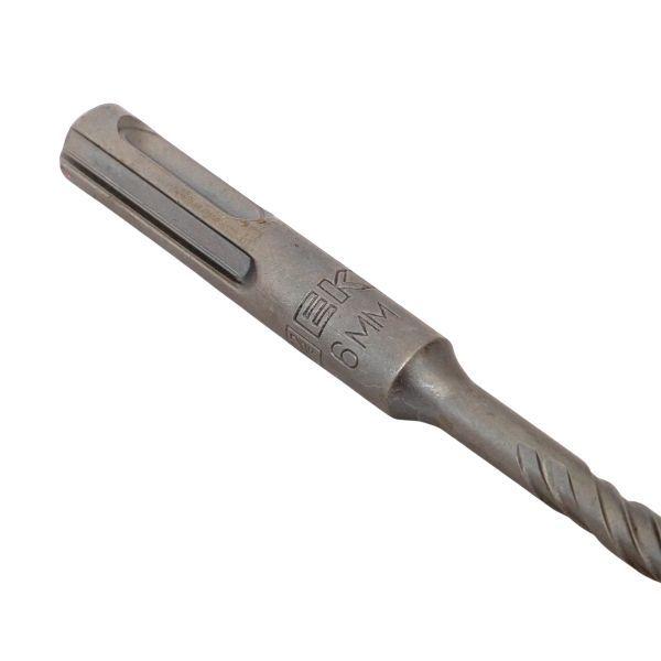 Бур по бетону SDS-plus 6х160мм 2 резца 4S спираль Master EKF db-6-160-2x4