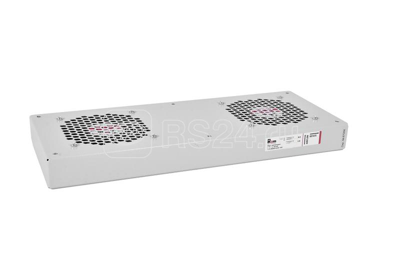 Модуль вентиляторный R-FAN-2TJ-36V-48V 2 вентилятора с термостатом сер. Rem 1500760