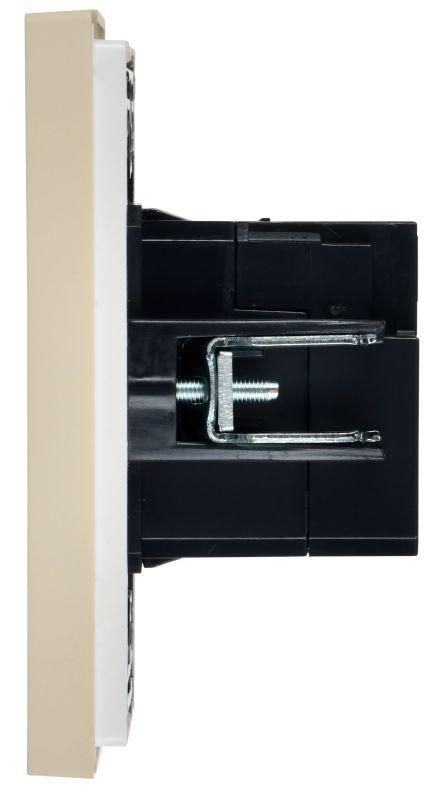 Розетка USB A+C 18Вт FORTE&PIANO FP451 ваниль IEK FP-U22-018-K10