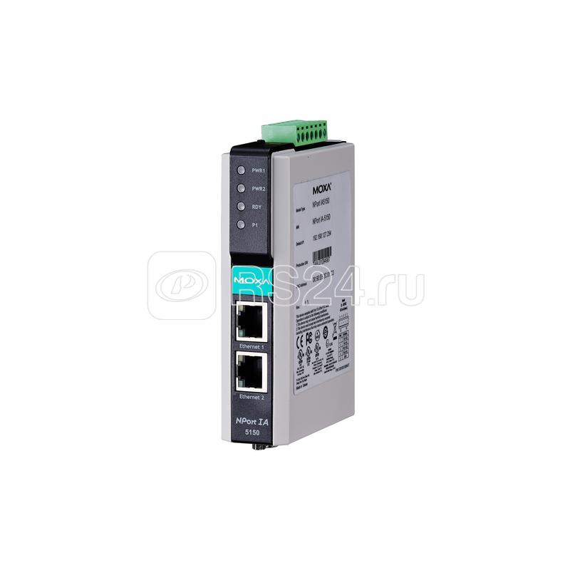 Сервер Nport IA-5250 2-port RS-232/422/485 dual 10/100BaseT (X) MOXA 287920