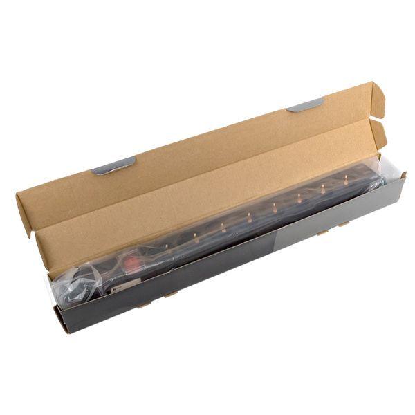 Блок PDU TERACOM PRO 19дюйм 1U 10А/250В 8 роз. Schuko с выключат. без шнура питания вх. разъем C14 корпус алюм. черн. EKF TRP-HPD-LS-10A-8SH-C14