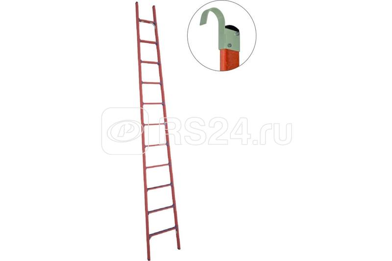 Лестница приставная диэлектрическая ЛСПД-3.0 Евро Телеком Мг стеклопластик. Антиток Д471552