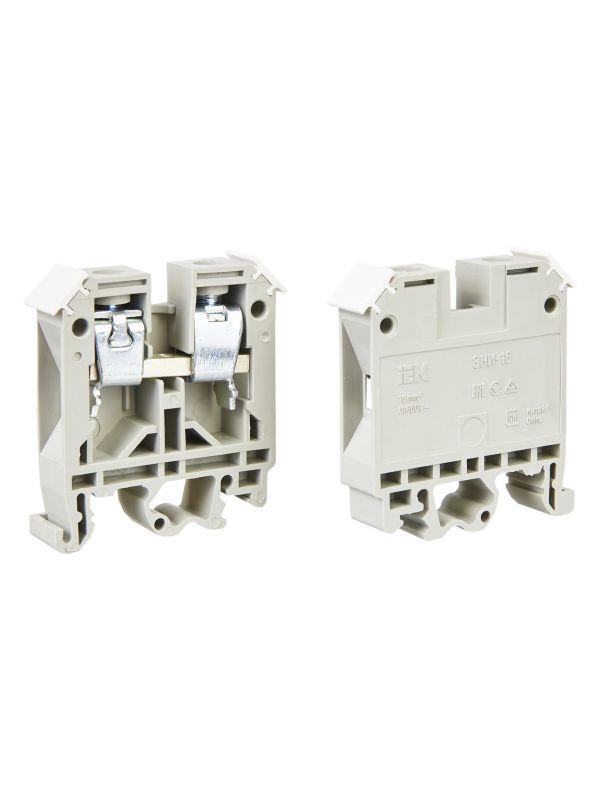 Зажим наборный ЗНИ-16кв.мм (JXB100A) сер. IEK YZN10-016-K03