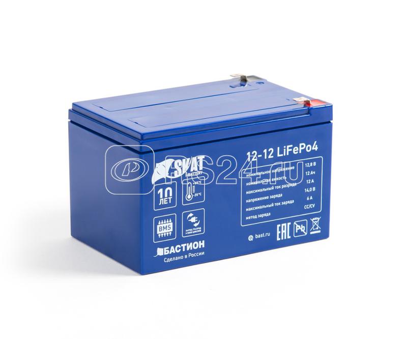 Аккумулятор 12В 12 А.ч Li-Ion Skat i-Battery 12-12 LiFePo4 Бастион 646